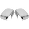 HECASA Triple Chrome Mirror+Full Tailgate Cover+4 Door Handle Compatible with