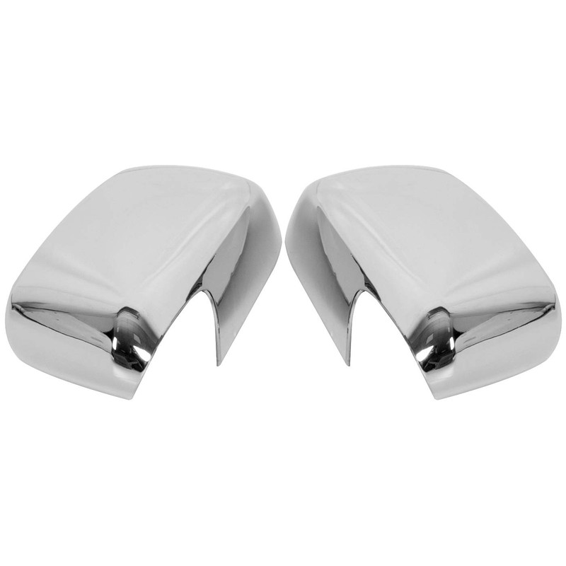 HECASA Triple Chrome Mirror+Full Tailgate Cover+4 Door Handle Compatible with