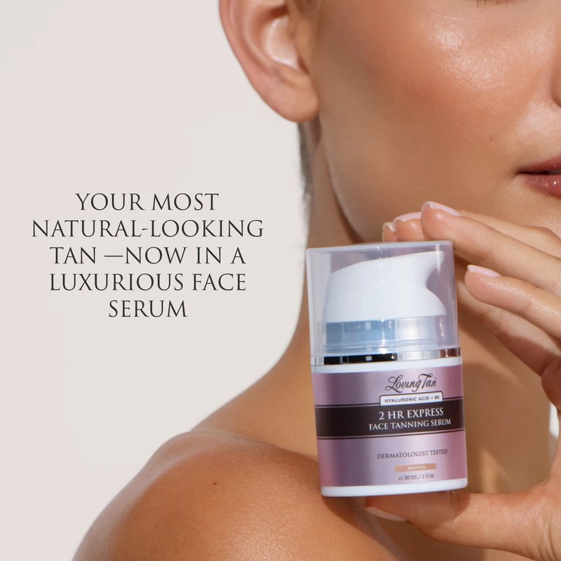 Loving Tan 2 Hour Face Tanning Serum 30ml - Medium