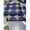 Navy, gold & black Ankara