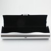 Ezeso, Aluminium Glasses Case, Simple Design, Silver, 15.2 x 4.9