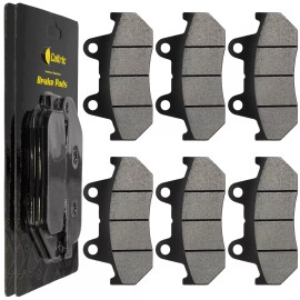 Caltric Brake Pads for Honda CB1000 C CB1000C Custom Front Rear Brakes 1983
