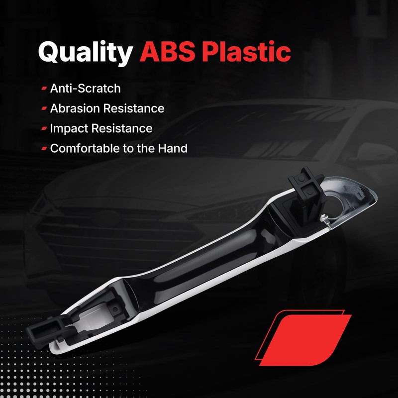 82651F0010 & 82652F0010 White Exterior Outside Door Handle Front Left