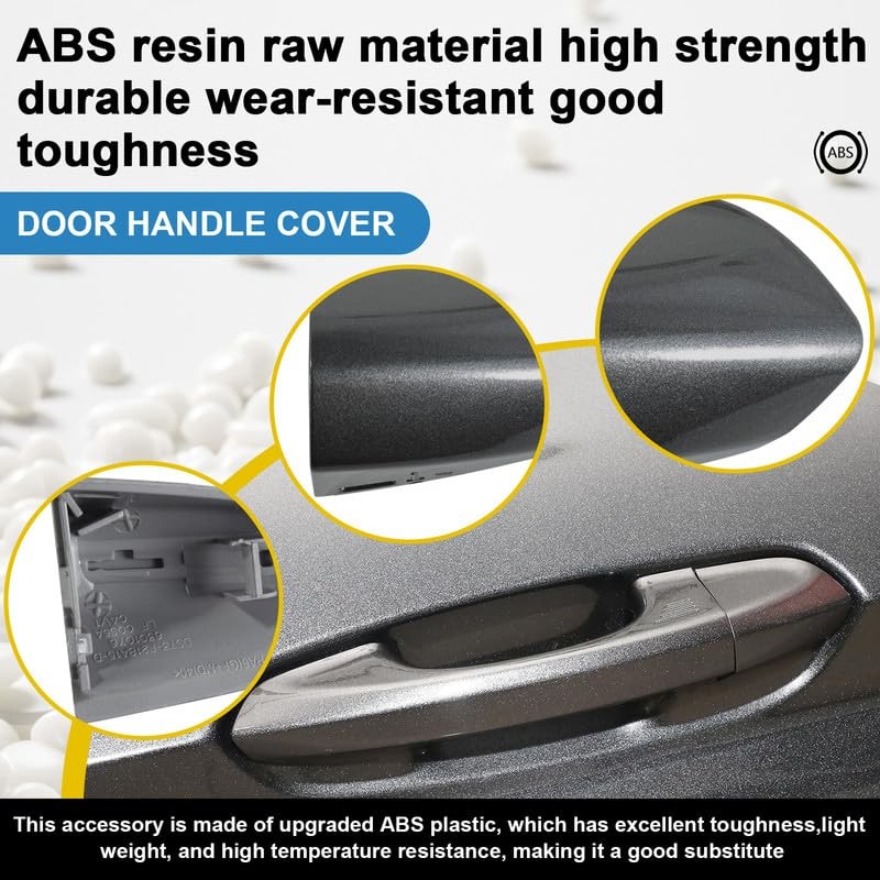 Car Exterior Door Handle Cap Compatible with Ford Mustang 2015
