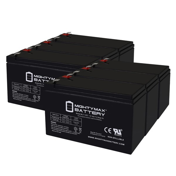 Mighty Max Battery 12V 7Ah F2 Replacement Battery for AmpliVox