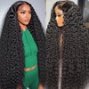 Keytac 5x5 Hd Lace Closure Wigs Human Hair Deep Wave