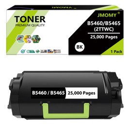B5460 B5465 High Yield Toner Cartridge 2TTWC 331-9755 Compatible for Dell 2TTWC 331-9755 Toner Cartridge for Dell B5460 B5465 B5460dn B5465dnf (25,000 Pages)