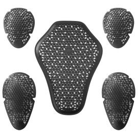 ILM CE Armor 5-PC Level 1 Back Elbow and Shoulder Protector Pads Inserts for Motorcycle Jackets Model P-EKB
