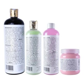 Kit Efecto Espejo Gold ,sellador,neutralizador,shampoo Lp