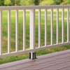 Deck Post Anchor Base Brackets, Adjustable Wood Fence Pergola Post