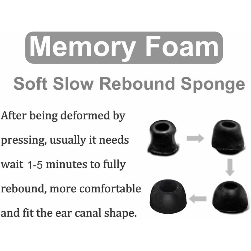 3 Pairs Memory Foam Elite 75T / Elite 3 /