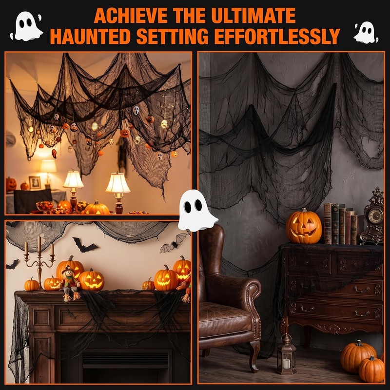 Halloween Decorations Indoor Party Bundle - Happy Halloween & Trick
