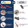 Grout Brush with Long Handle & Hard Bristle Crevice Cleaning