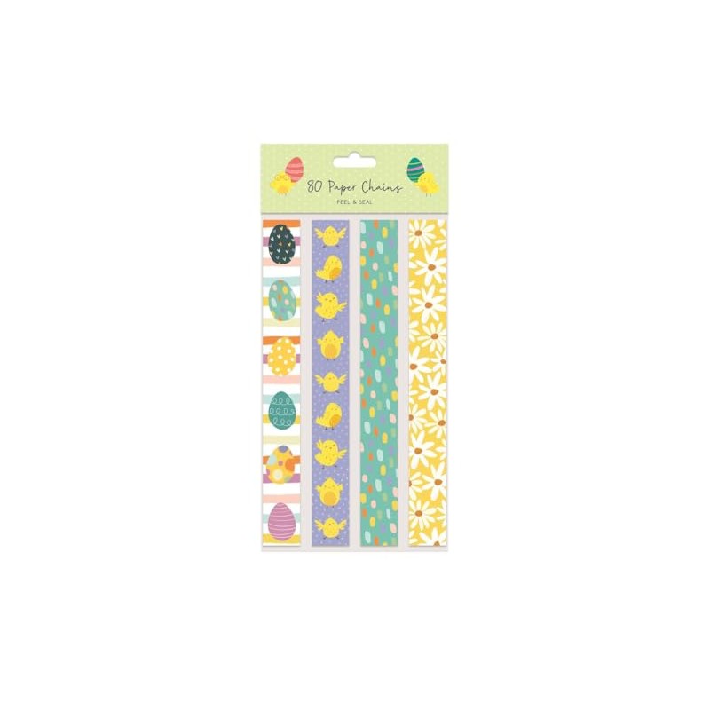 Easter Paper Chains, Pack of 80 Easter Paper Chains -