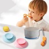 Pack of 6 children's bowl suction cups, plates with suction