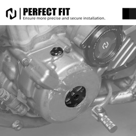 NICECNC Black Engine Timing Plugs Bolts Compatible with Suzuki DRZ400 DRZ400E DRZ400S DRZ400SM 2000-2024 See Fitment 09259-36016-20H 09248-14011 Engine Timing Plugs