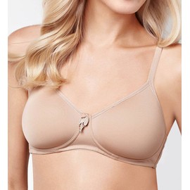 Amoena Women's Lara Seamless Molded Cup Wire-Free Bra, Nude, 36A