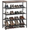 INGIORDAR Shoe Rack Organizer 5 Tier Metal Organizer Shelf with
