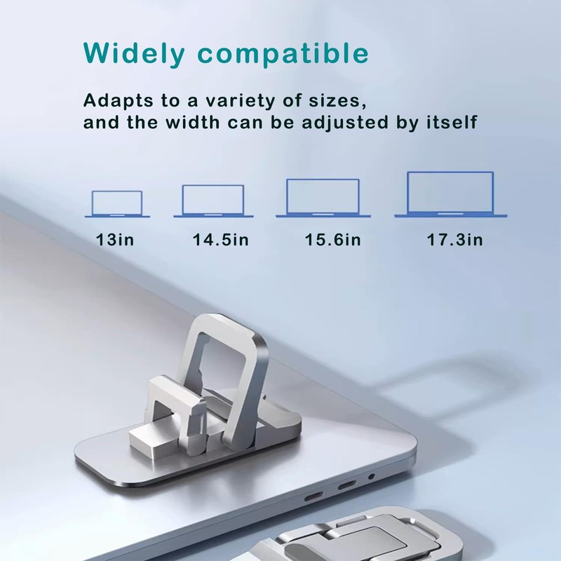 Alessia Cara 2PCS Zinc Alloy Mini Foldable Laptop Stand, Portable