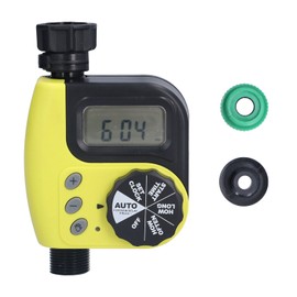 Hose Watering Timer Aquaculture Single Outlet Hose Automatic Watering Timer for BreedingYellow