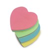 GUMTAPE Heart Shape Sticky Notes 76 mm x 76mm, 4