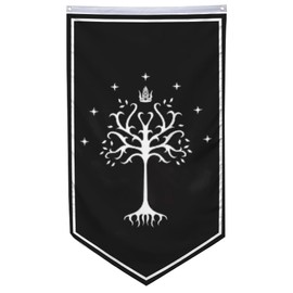 2but Tree of Gondor flag the Rings flags 30x50 inch banner (Black Vertical)
