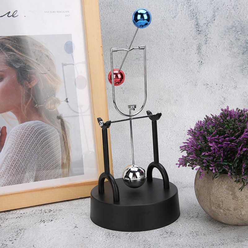 Magnetic Balls Perpetual Motion Decoration Desktop USB &amp; Batteries Powered