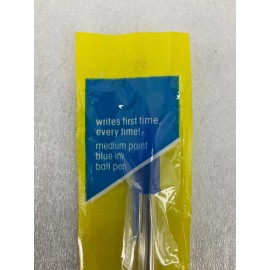 Bic Stic Vintage Pen 1980s 1983 Medium Point Blue Ink Ball Pen NEW IN PACKAGE