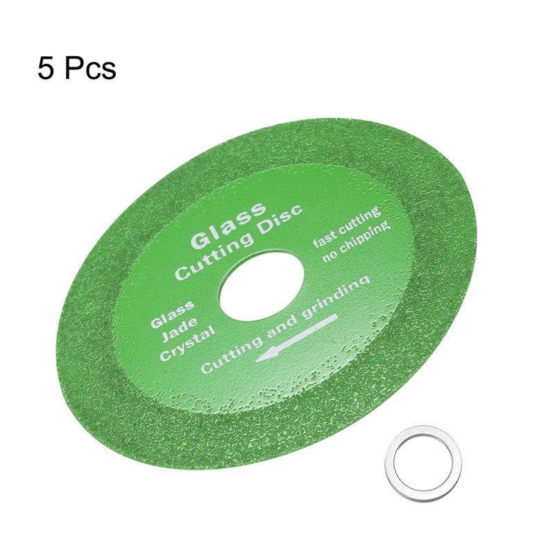 sourcing map 5 Pack Glass Cutting Disc 4Inch for rotary
