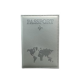Summer Solid Color Passport Cover, Travel Accessories, 2025 New Stylish PU Leather Travel Wallet for Men Women, Bifold Passport Cover Case Holder for Travel Outdoor Debit Cards:_pebble lime_Please Refer To The Pictures for Dimensions