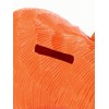 Beams Japan Salmon Bear Piggy Bank, Orange