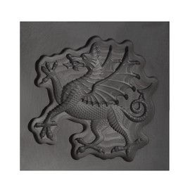 Large - Flourish Dragon 3D Graphite Ingot Mold for Precious Metal Casting Gold Silver Copper Aluminum Melting