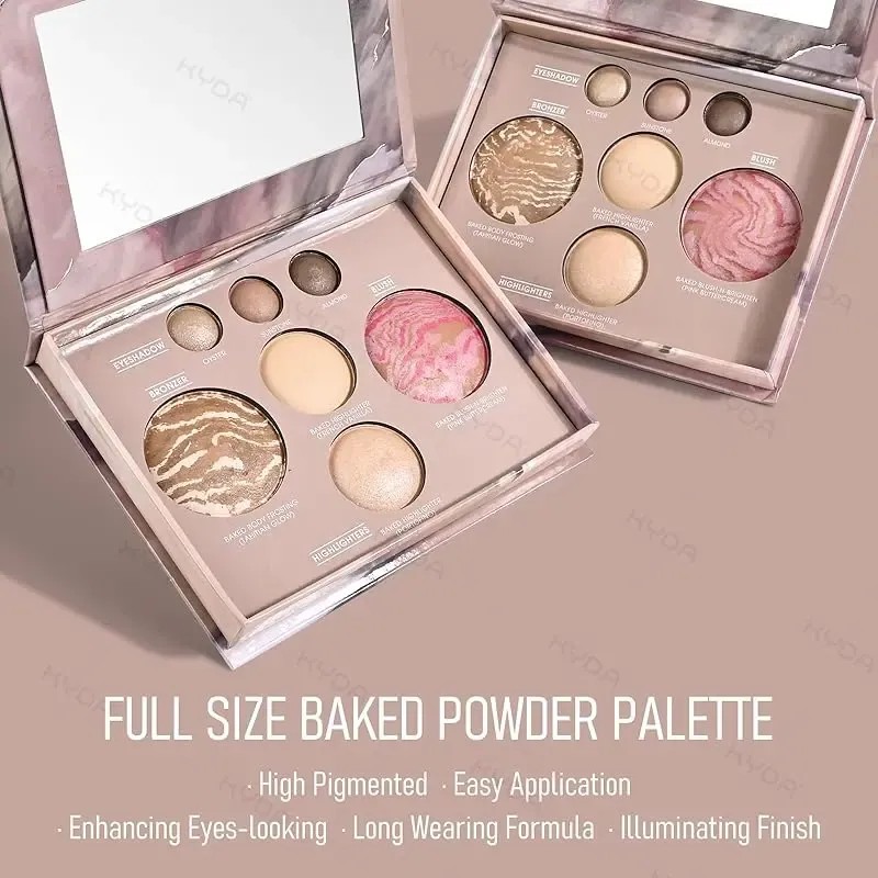 Paleta De Maquillaje Horneado For Rostro Completo .