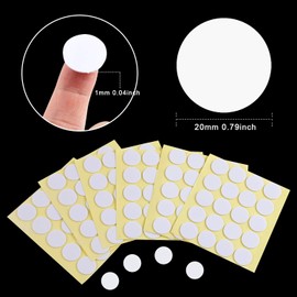 SANNIX 400PCS Candle Wick Stickers, Heat Resistance Double-Sided Stickers for Candle Making, Adhere Steady in Hot Wax Stickers for Candle Making