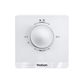 Theben 4800480 LUXORliving R718 I Single Room Temperature Controller I Setting Range 5-30°C I For KNX Smart Home System LUXORliving