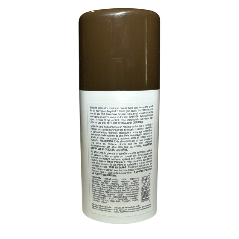 Great Clips Men Solutions Molding Paste Maximum Control 3.4 fl