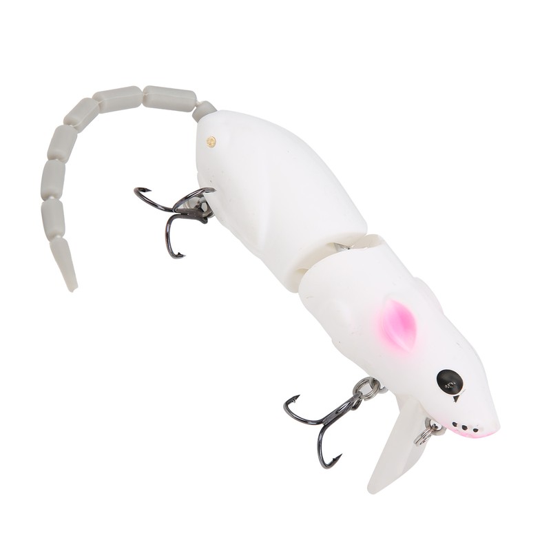 Artificial Simulation Mouse Shape Lure Bait Fishing Accessories with Treble