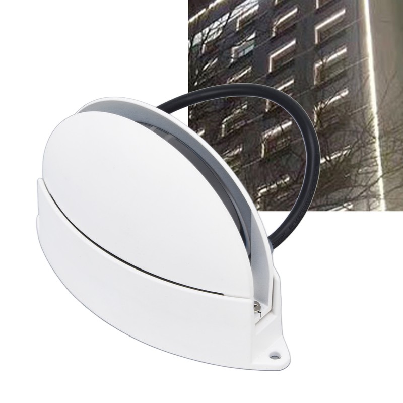 Window Sill Lamp 180° Luminous Semicircular LED Wall Light for