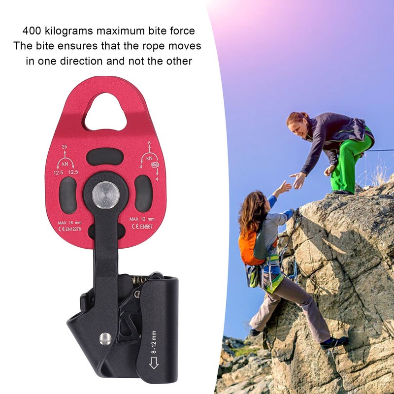 Lift Weight Pulley 7075 Aviation Aluminum Puller for Survive Rock