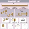 Lwiiom Heavy Duty Curtain Rods,1 1/4" Large Diameter Premium Nonadjustable