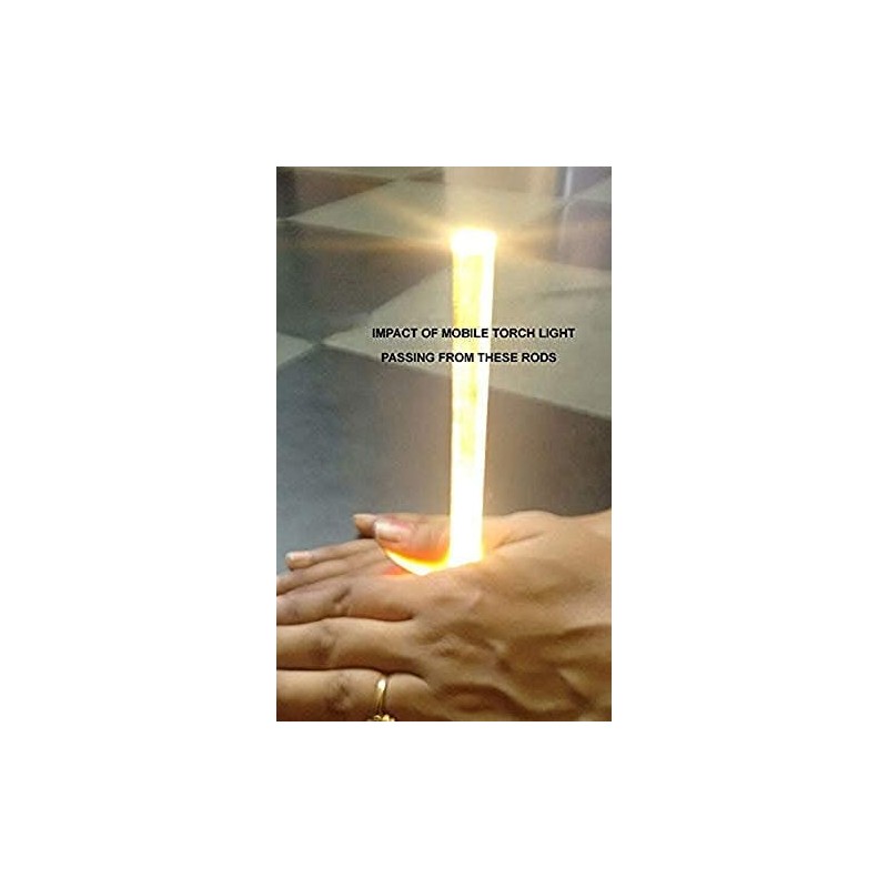 BIGIMALL Acrylic Sheet Rods Clear Transparent [10mm Thickness] x 12
