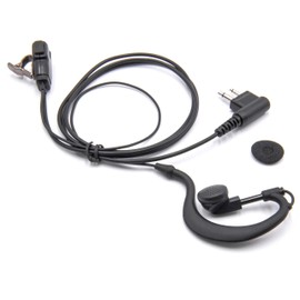 Variation vhbw Hands-Free Headset for Motorola Radius P110 Radio Walkie Talkie Transparent Sound Tube