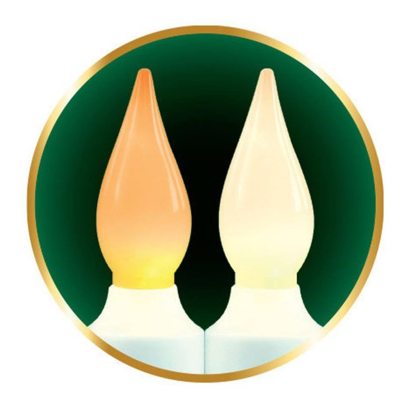 2-in-1 Cordless Window Candle, Dusk Till Dawn Sensor, Amber and