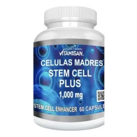 Células Madre Vitamisan STEM Plus Alga AFA 1000mg 60 Cápsulas Suplemento Natural