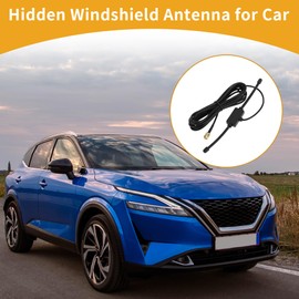 Partuto 1 Pc Universal Hidden Windshield Signal Antenna Car Truck Car Radio Aerial Mount Black