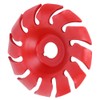 3.5in 12 Tooth Polishing Disc Red Wheel Woodworking Engraving Tool