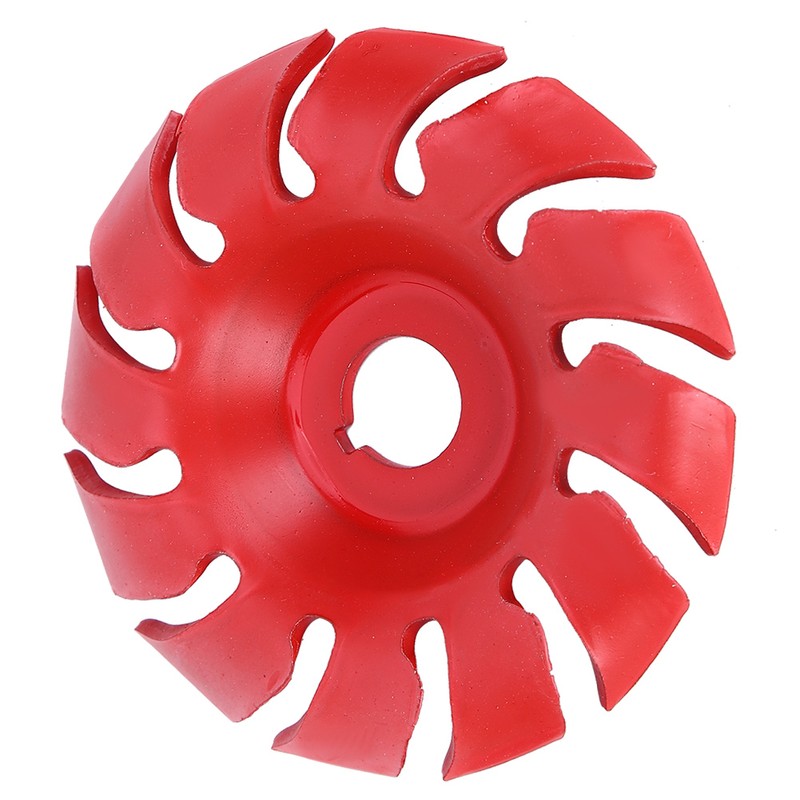3.5in 12 Tooth Polishing Disc Red Wheel Woodworking Engraving Tool
