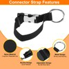 sourcing map Luggage Straps Jacket Clips Strap Nylon Adjustable Suitcase