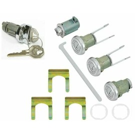 Ignition Door Glovebox Trunk Lock Set 1955 Bel Air Hartop/Sedan 1956-1957 Sedan