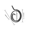 Flylock 5Pcs Flat Coil Spring Torsion Spiral for Door Handle